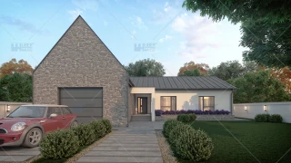 Proiect casa cu mansarda (180 mp) - Berna Proiect casa cu mansarda (180 mp) - Berna